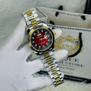 Luxury Men’s Watch BD – RLX T Red Dial Day & Date