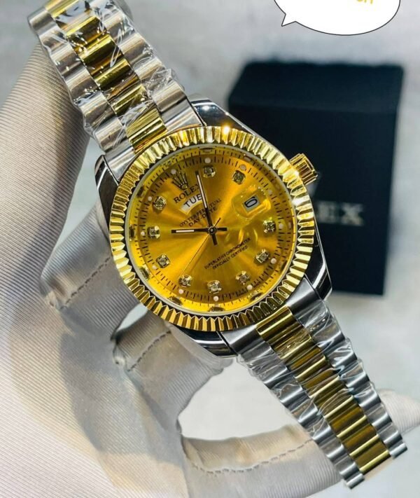 Luxury Men’s Watch BD – RLX  T- Oream Dial Day & Date