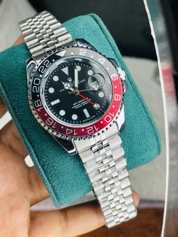 Premium Quality RLX Black & Red Rotate GMT Master ii Watch