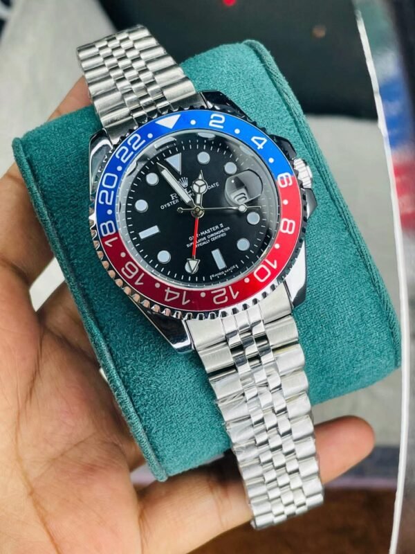 Premium Quality RLX T Blue & Red Rotate GMT Master ii Watch