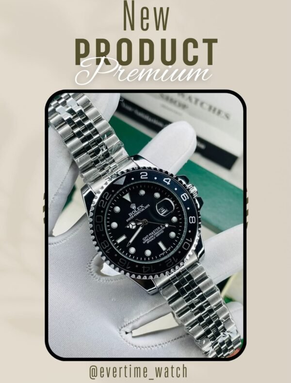 Premium Quality RLX Black Dial GMT Master ii Watch