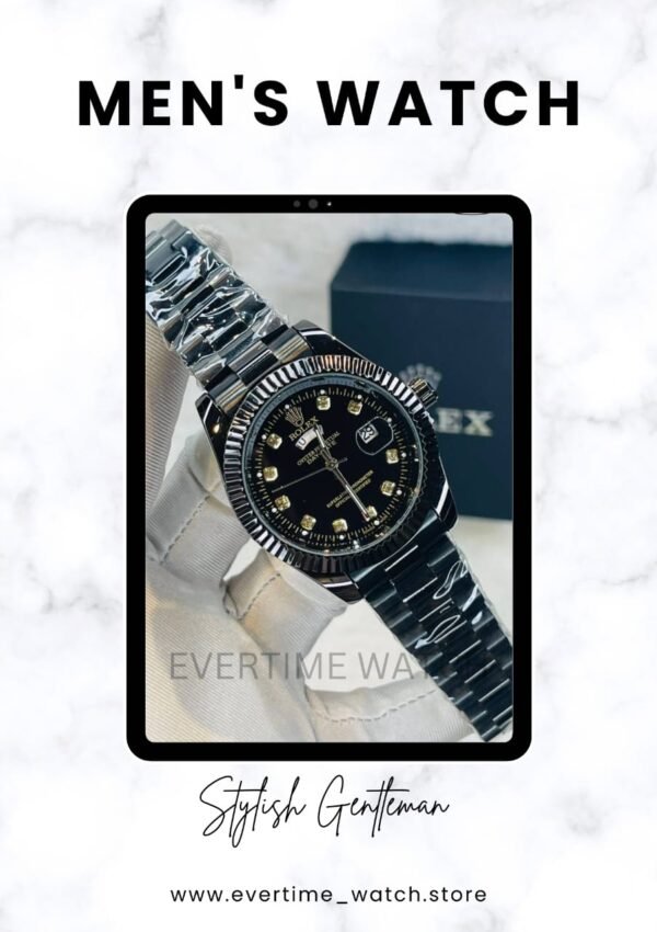 Premium Quality RLX Watches Carry Full Black