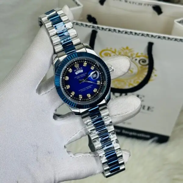 Luxury Men’s Watch BD – RLX Blue T Blue Dial Day & Date