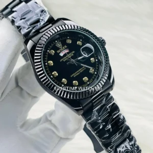 RLX Carry Black-Dial Black-Body Day & Date