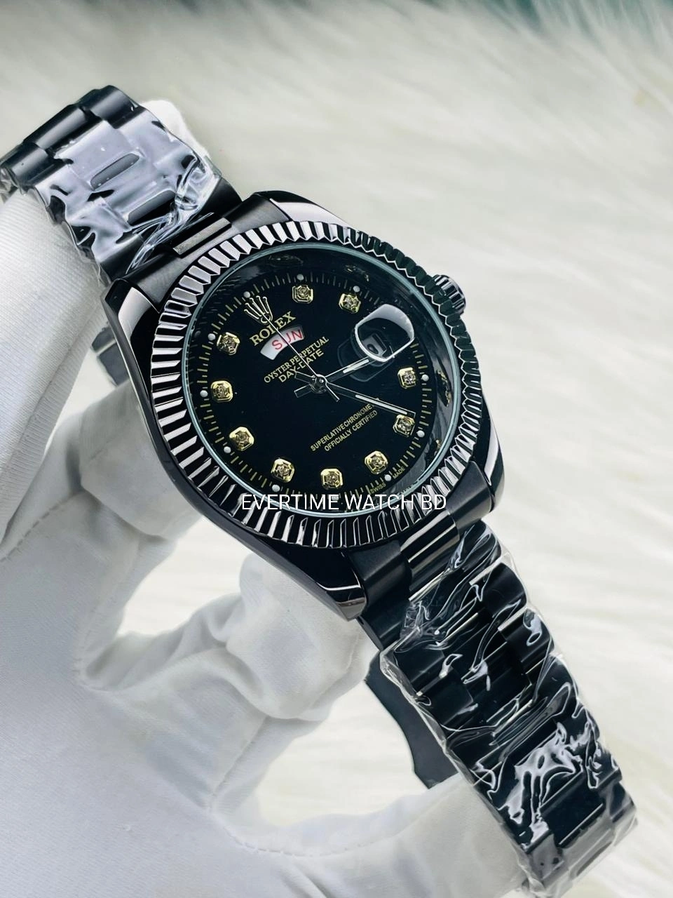 RLX Carry Black-Dial Black-Body Day & Date